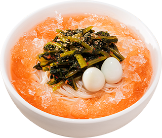 살얼음 열무국수